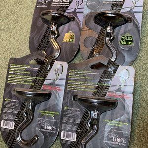 Misp! Trucker Tough Mighty Hook Lot Holds 10 Lbs. 4 Sealed Packs! Use 4 College!